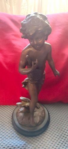 Classic musikant bronze - musikant,